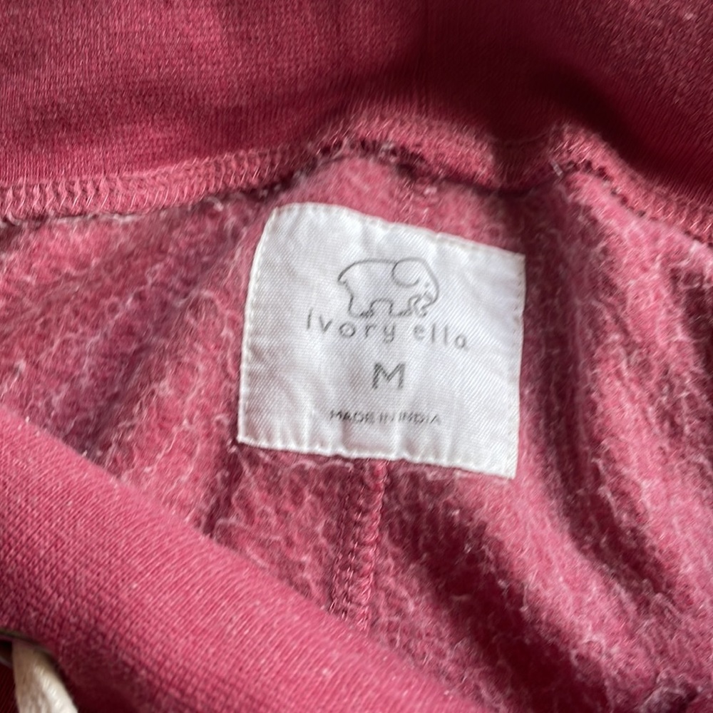 Ivory Ella red jogger sweatpants size med - Picture 7 of 8